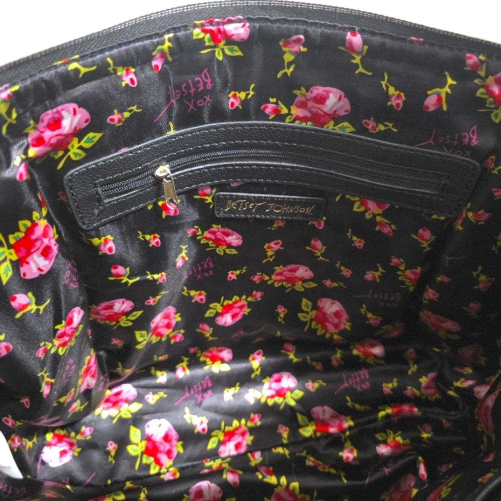 Betsey Johnson Quilted Colorblock Tote Bag - Gently Used - Picture 12 of 14